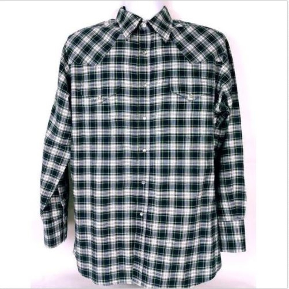 Ely Cattleman Men's Pearl Snap Shirt 16 34